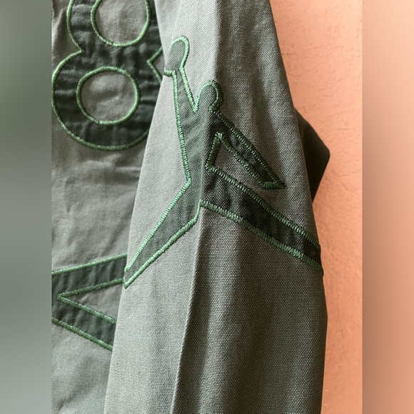 JORDAN BRAND x Nina Chanel Abney Canvas Jacket Green FZ7528-398 - Picture 2 of 9